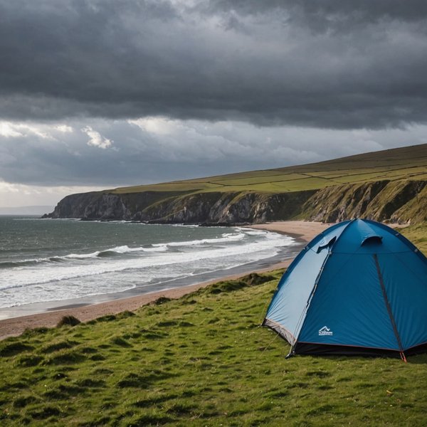 Quels sont les meilleurs conseils pour un camping en bord de mer avec des vents forts?